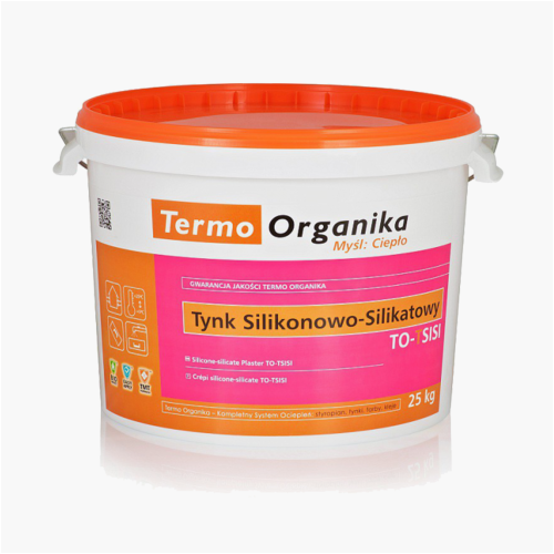 Tynk silikonowo-silikatowy TO-TSISI Termo Organika 25 kg